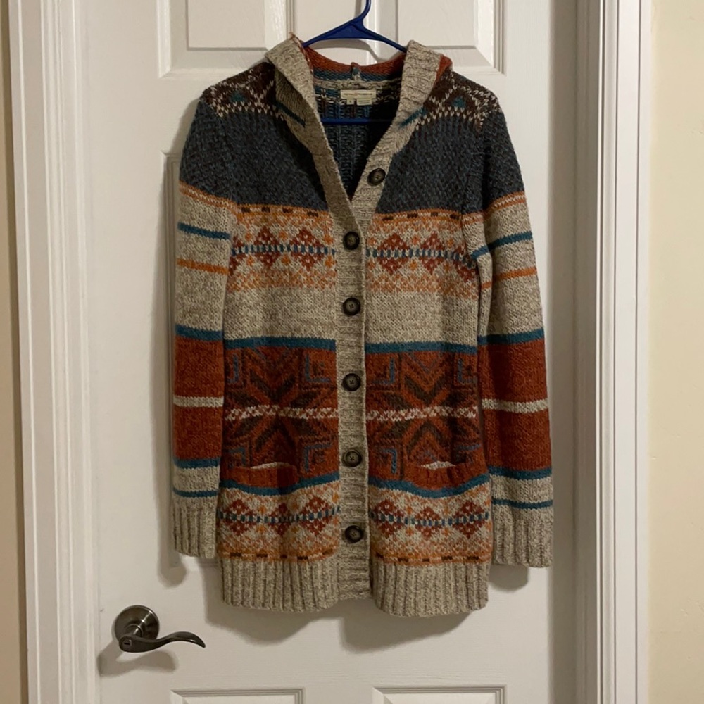 Royal Robins Oversized Patterned Cardigan